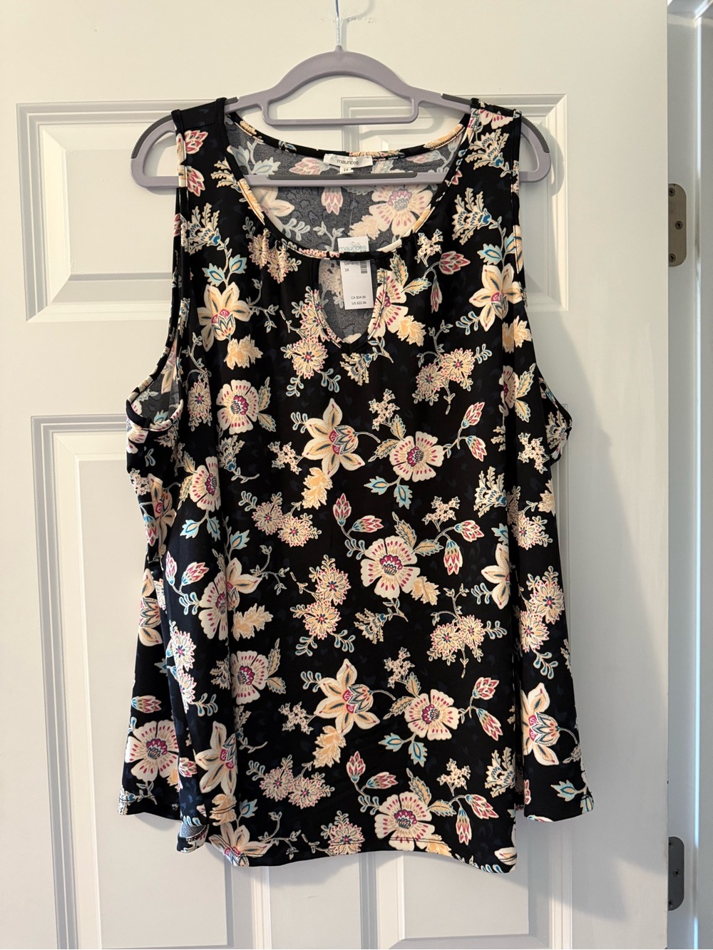 Maurices Women’s Floral Sleeveless Tank Top
